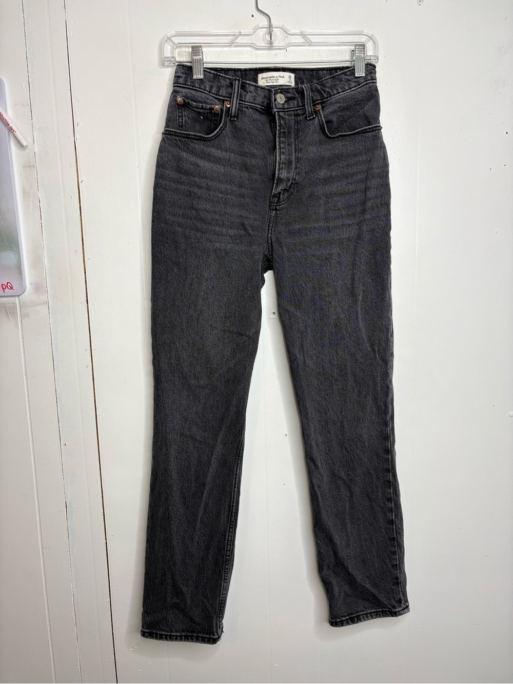 Abercrombie Fitch Jeans Womens 26 2 Short Curve Love 90s Straight High Rise